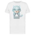 thumbnail image 1 of Kokeshi Raccoon Doll Tee Men's -Image by Shutterstock, 1 of 2