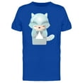 thumbnail image 1 of Kokeshi Raccoon Doll T-Shirt Men -Image by Shutterstock, Male Large, 1 of 2