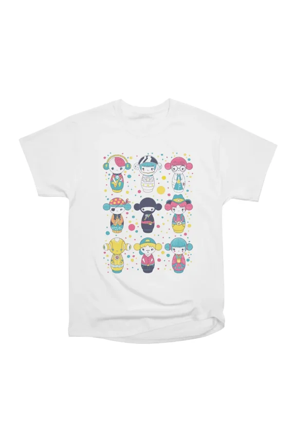 Kokeshi Roles T-Shirt Tee Gift For Him Merch For Her Apparel For Friend