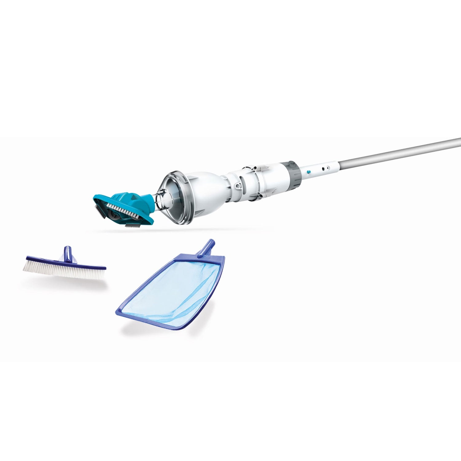 Kokido Telsa 2 Rechargeable Handheld Pool Vacuum Kit with Skimmer and