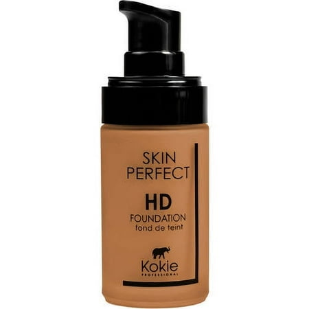 Kokie Professional Skin Perfect HD Foundation, 100W, 1.0 fl oz