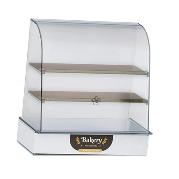 Kokiya 1:12 Dollhouse Bakery Display Case Model for Layout DIY Projects DIY Scenery Brown Shelf