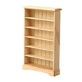 thumbnail image 1 of Kokiya 1/12 Dollhouse Miniatures Bookcase Gift Mini Furniture for Dollhouse Balcony Log Color, 1 of 9