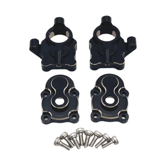 Kokiya 1:24 Metal Front Steering Cup with Brass Gear Covers for Fcx24 DIY Accessory