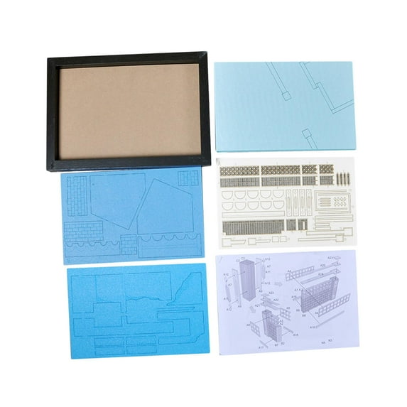 Kokiya 1/35 House Model Building Kits Hobby Toys 3D Puzzles Interactive Toys Collection A