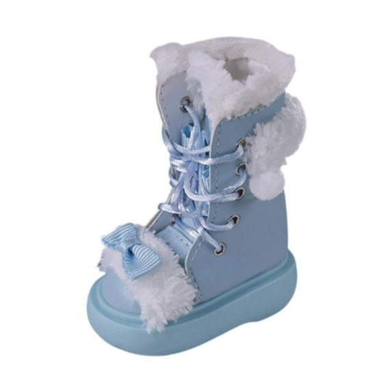 Kokiya 1:4 Doll Clothing Accessory Costumes Boots for DIY Birthday Gift Photo Props blue