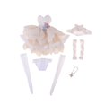 thumbnail image 1 of Kokiya 1/4 Doll Outfit/ Doll Dress / Stockings/ Unedrwear/ Collar/ Lace Sleeves Set, 1 of 9