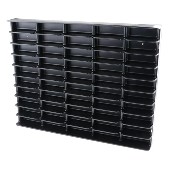 Kokiya 1/64 Model Car Display Case Clear Model Car Showcase for Small Dolls Figures Black