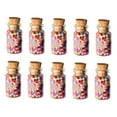 thumbnail image 1 of Kokiya 10 Pieces 1/12 Dollhosue Miniature Candy in Glass Jars Model Small Glass Bottles Macaron, 1 of 9