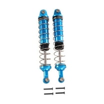 Kokiya 2 Pieces Rear RC Shock Absorber Oil Shock Absorber 1/12 Scale with Internal Spring Shockproof DIY Replacing RC Shock Absorber blue