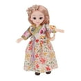 thumbnail image 1 of Kokiya 23cm BJD Doll with Dress & Shoes Removable Joints with Hair and Makeup Face Full, 1 of 4
