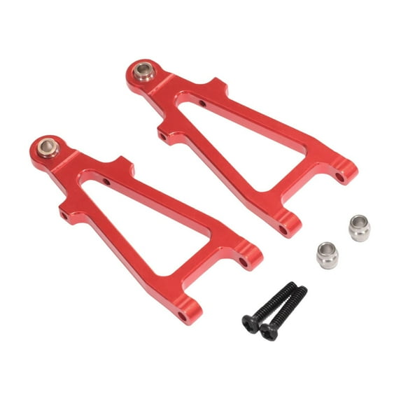 Kokiya 2Pcs RC Front Lower Swing Arms 1/20 Easy Installation Heavy Duty Spare Parts Red