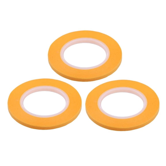 Kokiya 3 Roll Masking Tape Masking Paper Adhesive Tape Accessories for Model DIY