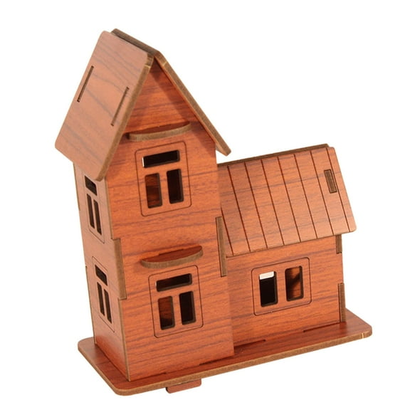 Kokiya 3D Puzzle Architecture 3D Wooden Puzzle Handicraft Brain Teaser Hands on Ability Farmhouse