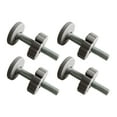 thumbnail image 1 of Kokiya 4 Pieces Baby Gate Threaded Spindle Rods Bolt Parts for Stair Railing Indoor Gray, 1 of 9