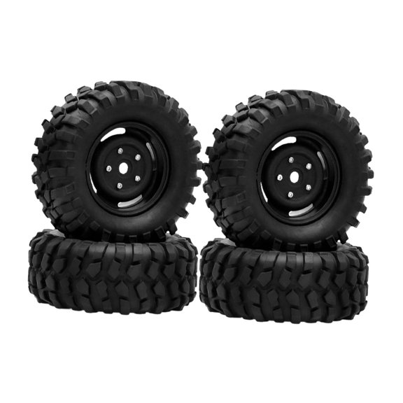 Kokiya 4 Pieces RC Tires 1/10 Climbing Car Tires for RC Telecontrol Model Car Parts