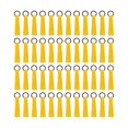 thumbnail image 1 of Kokiya 48 Pieces Cheerleader Name Tag Cheer Pom Tags for Sports Team Cheer Yellow, 1 of 9
