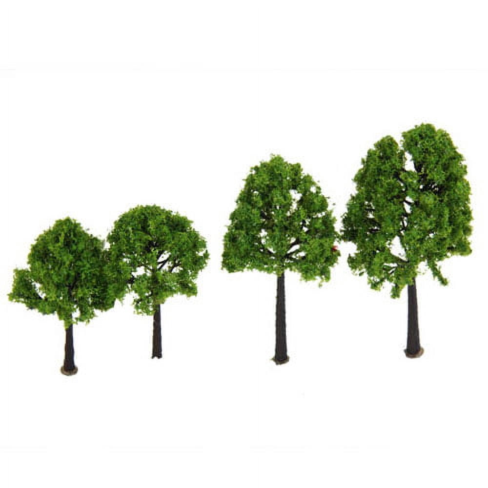 Model Train Tree Chart Kokiya 4pcs Trees Model Train Railway Wargame Scenery Landscape 2.76 -3 ...