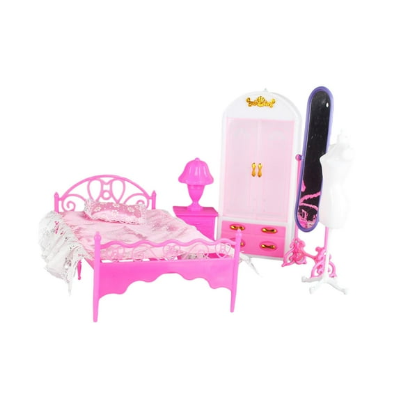 Kokiya 5 Pieces 1/6 Doll Furniture Accessories Scenery Supplies Dollhouse Toy Miniature