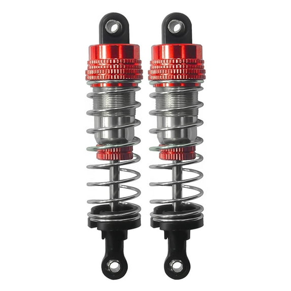 Kokiya Alloy RC Shock Absorbers Replaces Upgrade Parts Practical for 1:14 Scale Front Red