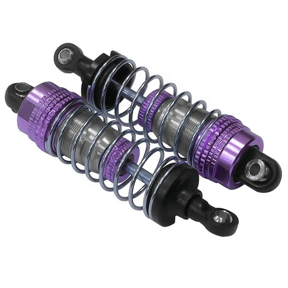 Kokiya Alloy RC Shock Absorbers Replaces Upgrade Parts Practical for 1:14 Scale Front Violet
