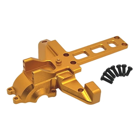 Kokiya Aluminium Rear Gearbox Cover Replacement for 16209 16210 1/16 RC Crawler Car Gold