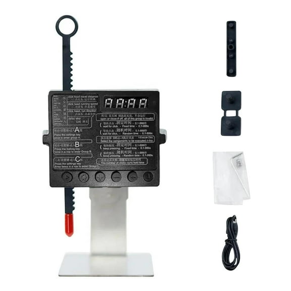 Kokiya Auto Keyboard Clicker Digital Display Game Hang up Assistance ABC