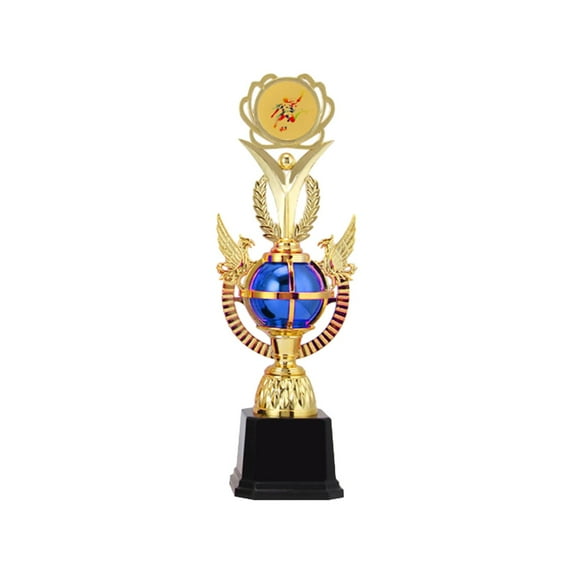Kokiya Award Trophy Award for creative Trophies Award for accessories Sports tournament Blue 34.5cm