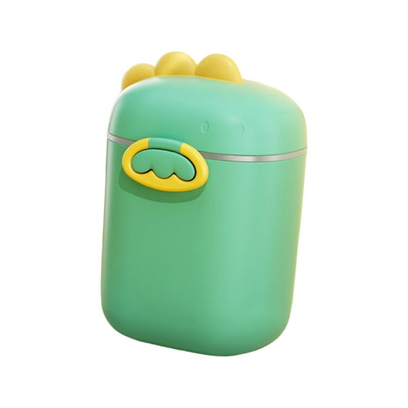 Kokiya Baby Formula Dispenser Infant Milk Powder Dispenser for Home Bedroom Kitchen Green 10.5x8.5x16cm
