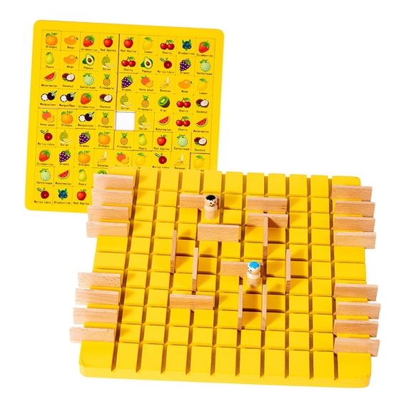 Kokiya Brain Teaser Game Board Game, Hand-Eye Coordination, Wooden Toys, Family Fruit