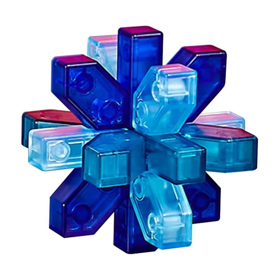 Kokiya Brain Teaser Puzzles Unlock Interlock IQ Challenge for Adults Birthday Gifts