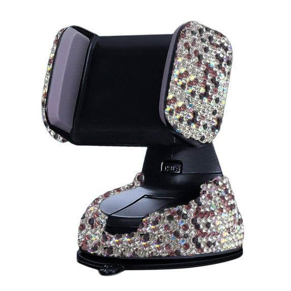 Kokiya Car Phone Holder Flexible Rhinestones Table Stand Mount Interior Accessories for Violet
