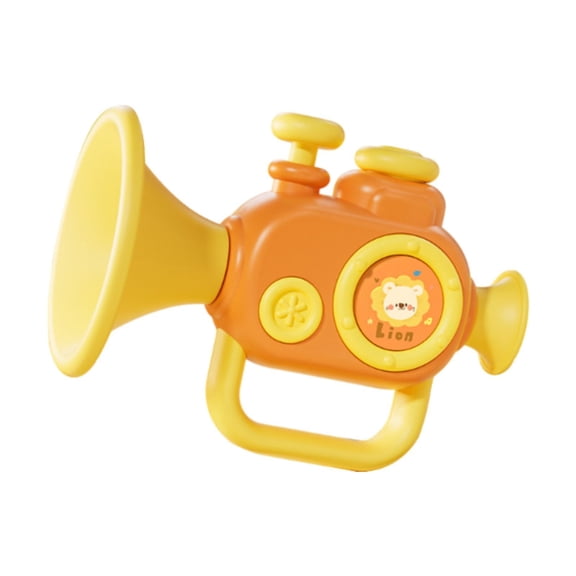 Kokiya Cartoon Whistle Toy Classroom Prize Sensory Toy for 2 3 4 yellow