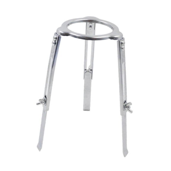 Kokiya Chemistry Lab Adjustable Tripod Heating Support Stand for Scientific Education Accessories Multipurpose Removable Lamp Holder Iron Material