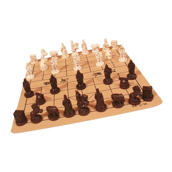 Kokiya Chinese Retro Terracotta Chess, Classic Puzzle Brain Development, Family L