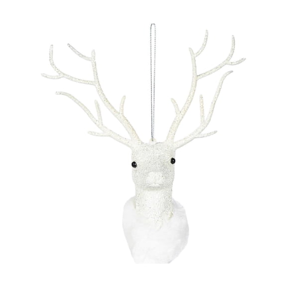 Kokiya Christmas Decoration Hanging Pendant Christmas Ornament for Window Balcony Patio Deer head
