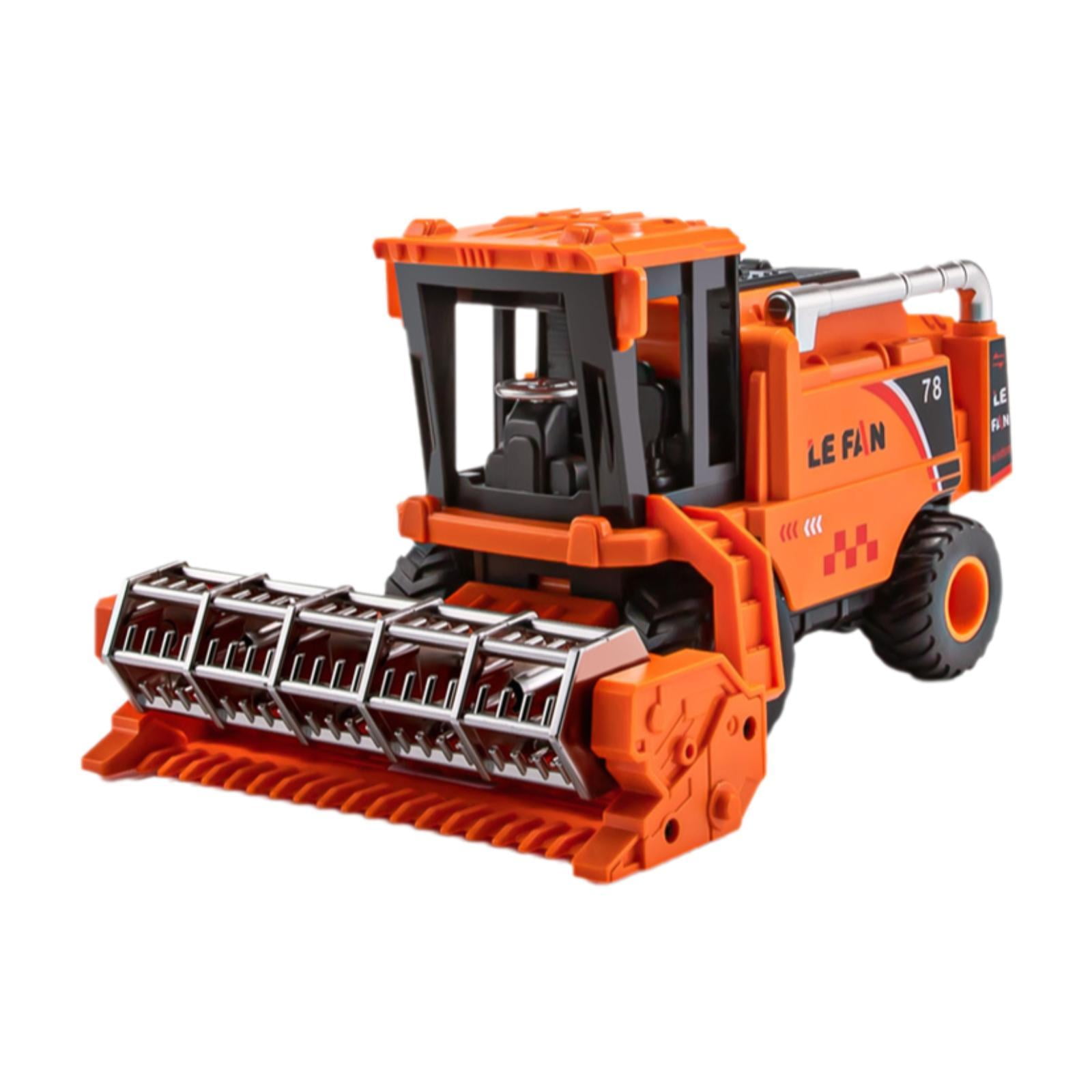 Kokiya Combine Harvester Farm Toy Movable Farm Car Toy for Boys Girls ...