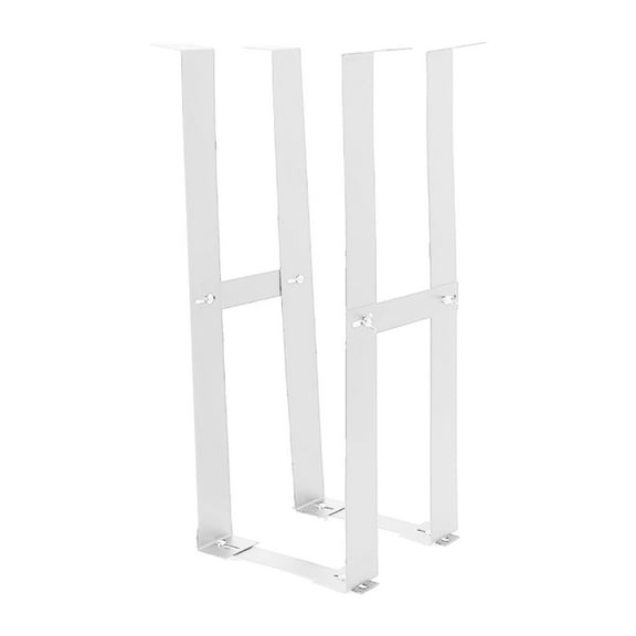 Kokiya Computer Host Under Desk Mount Bracket Accessory Easy to Install CPU Bracket White