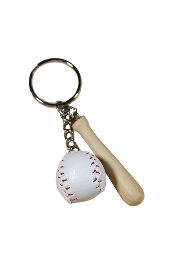 Decorative 3D Sports Ball Keyfob, Baseball Keychain ,Baseball Shaped Keyring for S