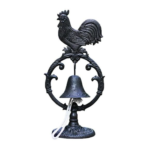 Kokiya Dinner Bell Chicken Table Ornaments Metal Classic Bell Welcome