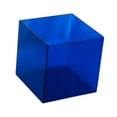 thumbnail image 1 of Kokiya Display Case Clear Storage Cube Organizer Storage Bin Display Stand for Doll Blue, 1 of 9