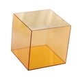 thumbnail image 1 of Kokiya Display Case Clear Storage Cube Organizer Storage Bin Display Stand for Doll Orange, 1 of 9