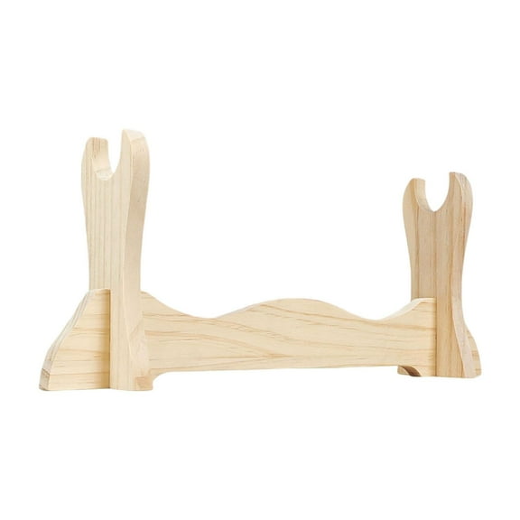 Kokiya Display Stand Retro Storage Flute Stand Wall Hanger for Flutes 1 Layer