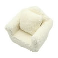 thumbnail image 1 of Kokiya Dollhouse Couch Life Scene Living Room Miniature Sofa for 1:6 1:12 Dollhouse Single Sofa, 1 of 9
