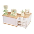thumbnail image 1 of Kokiya Dollhouse Miniature Register Fun 1:12 Scale for Baby Kids 3 + Years Old Light Wood Color, 1 of 9
