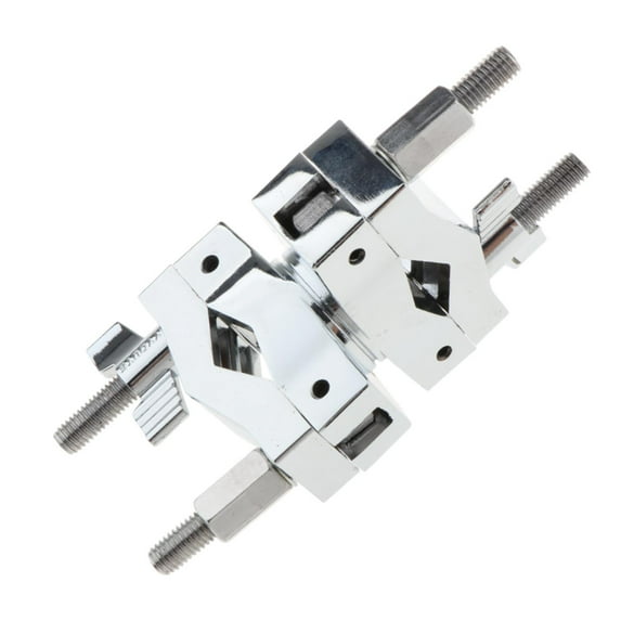 Kokiya Drum Connecting Clampholder Drum Extension Clamp Detachable Stable Percussion Stand Attachment Drum Rack Clamp Expansion Clip 6.5x5cm