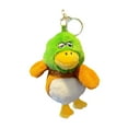 thumbnail image 1 of Kokiya Duck Plush Keychain Duck Stuffed Animal Backpack Pendant, Keyring Charm Lovely Coffee, 1 of 8