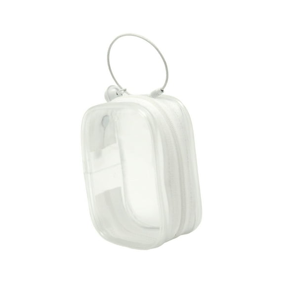 Kokiya Figure Display Bag Waterproof Small Doll Storage Bag for Action Figures Doll White square