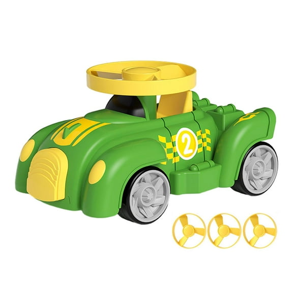 Kokiya Flying Car Toy Fast Crashing Flying Launch Toy Hit and Launch Flying for Green