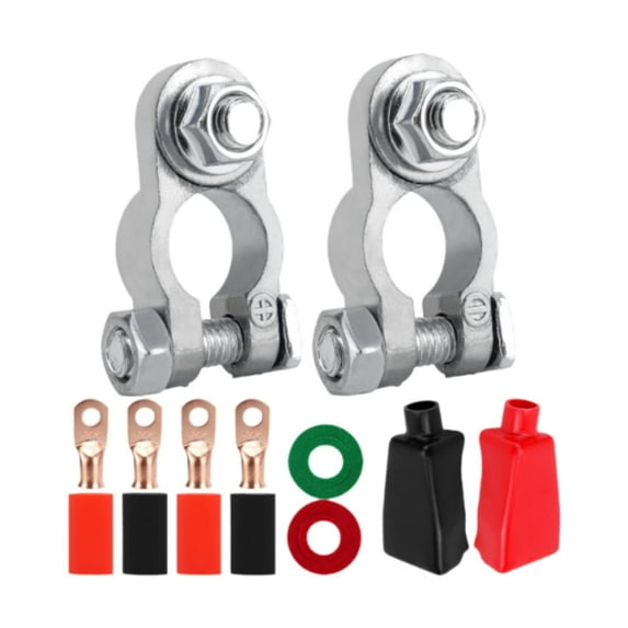 Kokiya Generic Battery Terminal Kit Battery Cable Terminals for Car 2x0.31